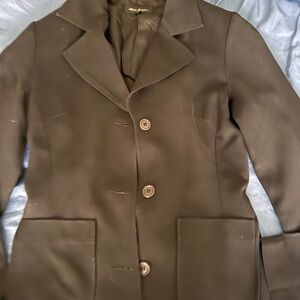 Aritzia Elegant Black Suit Jacket